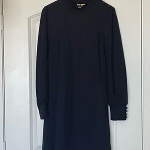 Kate Spade Black Long Sleeve Dress